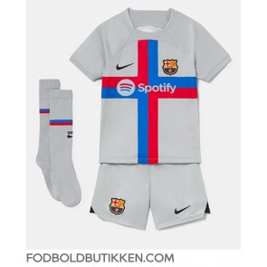 Barcelona Ansu Fati #10 Tredjetrøje Børn 2022-23 Kortærmet (+ Korte bukser)